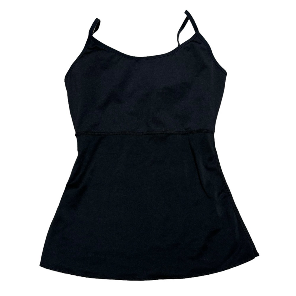 Spanx Womens Shaping Lined Black Tank Top Size Small